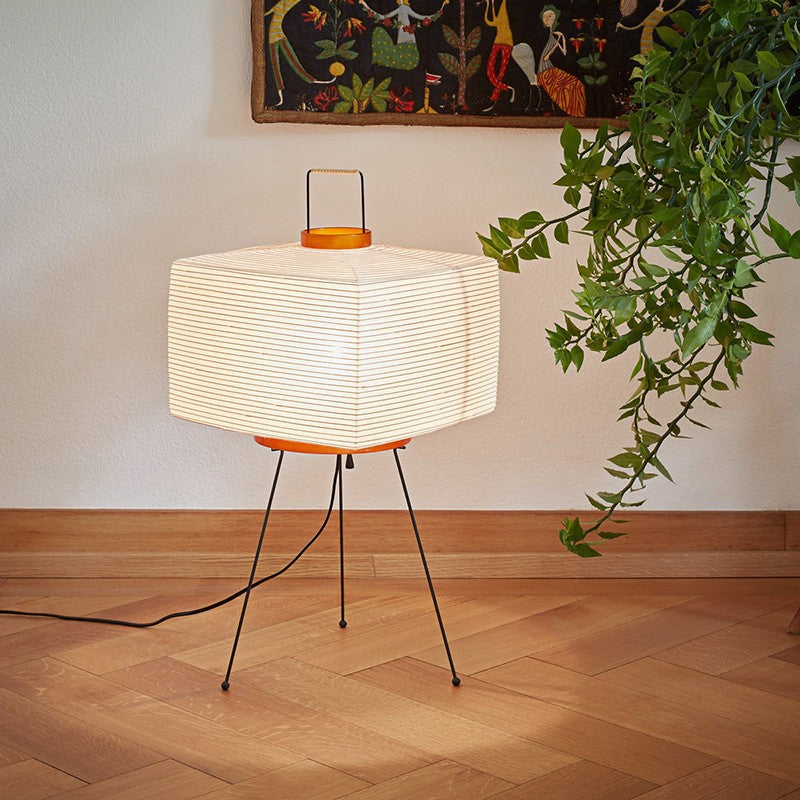 Adjustable Three-Color Rice Paper Floor Lamp