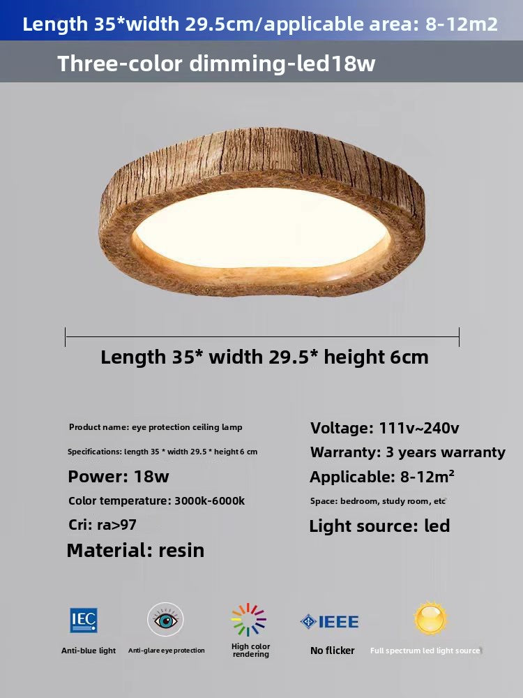 Retro Heart Shaped LED Ceiling Lamp
