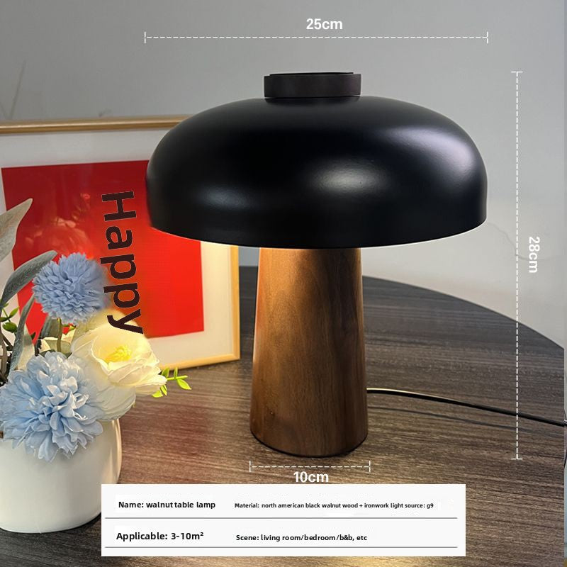Rechargeable Dimmable Mushroom Table Lamp