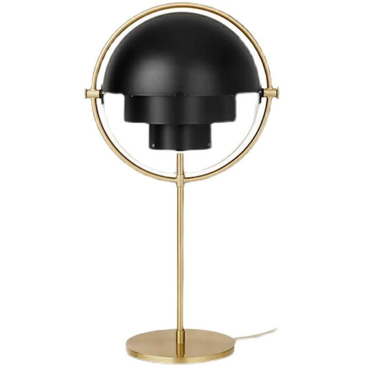 Adjustable Retro Table Lamp with Geometric Design