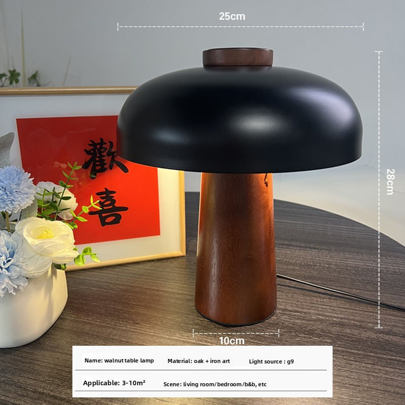 Rechargeable Dimmable Mushroom Table Lamp