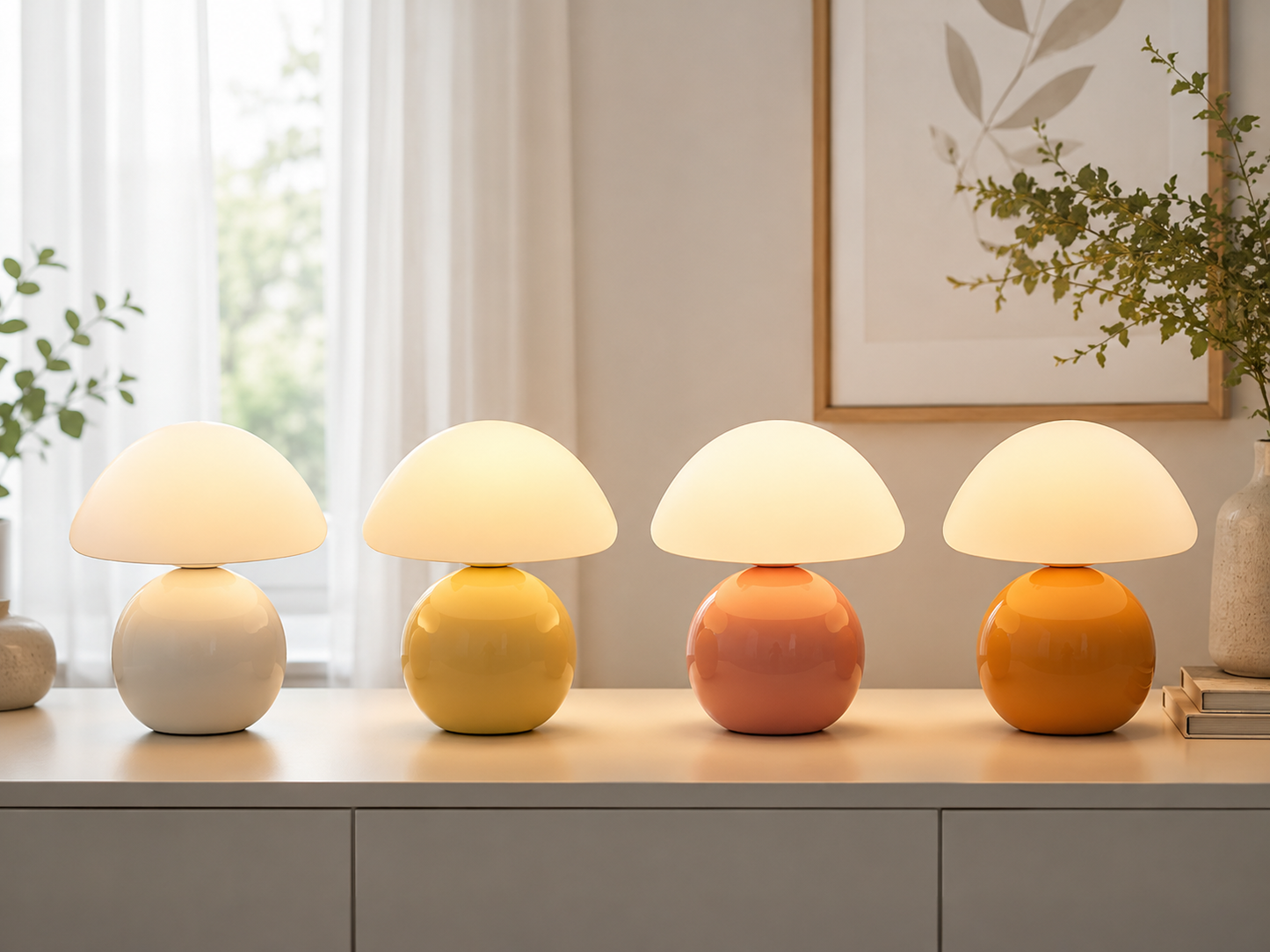 Cerelia Ceramic Mushroom Lamp