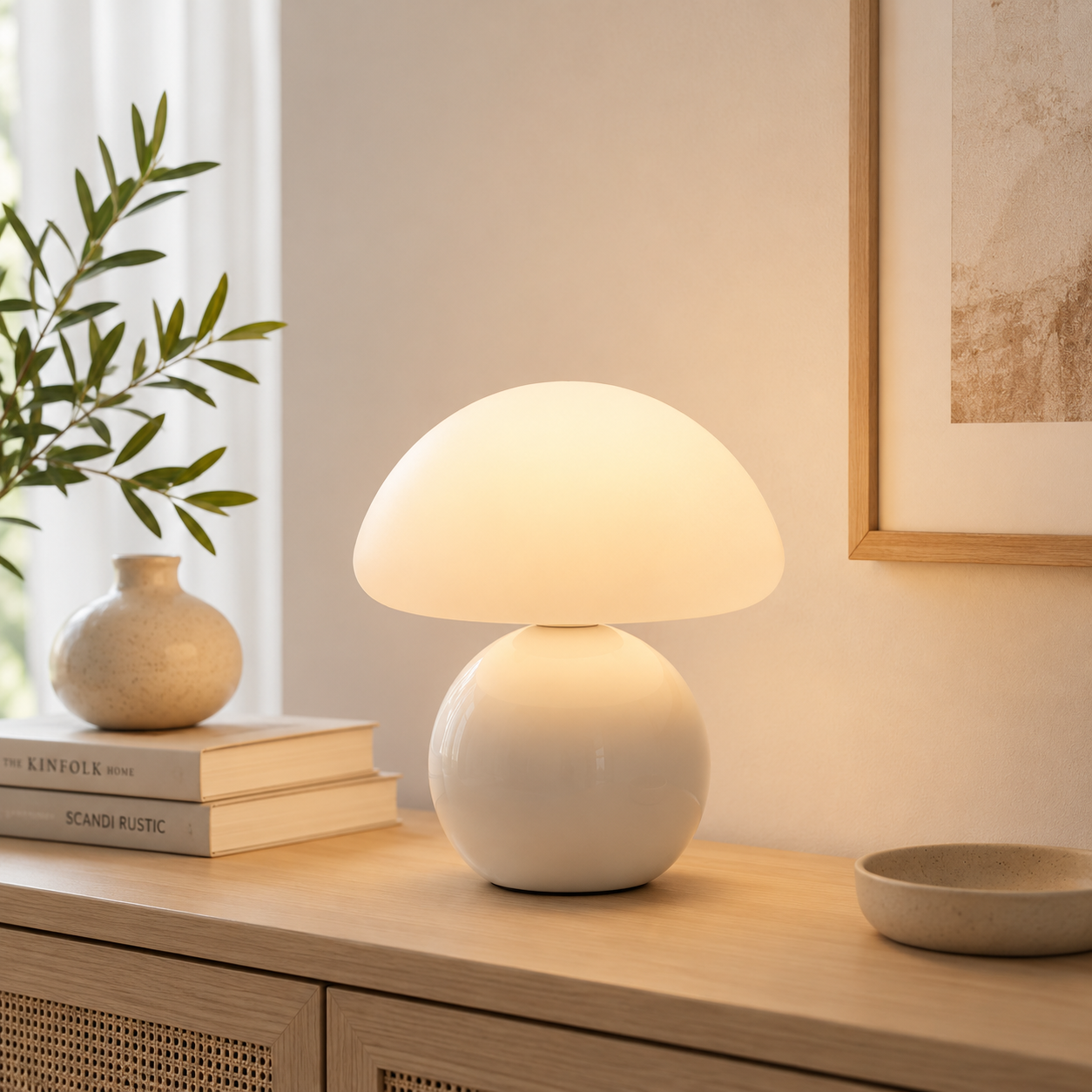 Cerelia Ceramic Mushroom Lamp