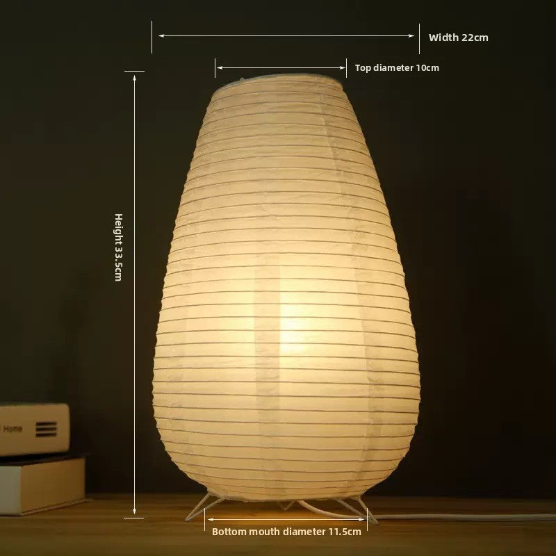Japandi Paper Table Lamp