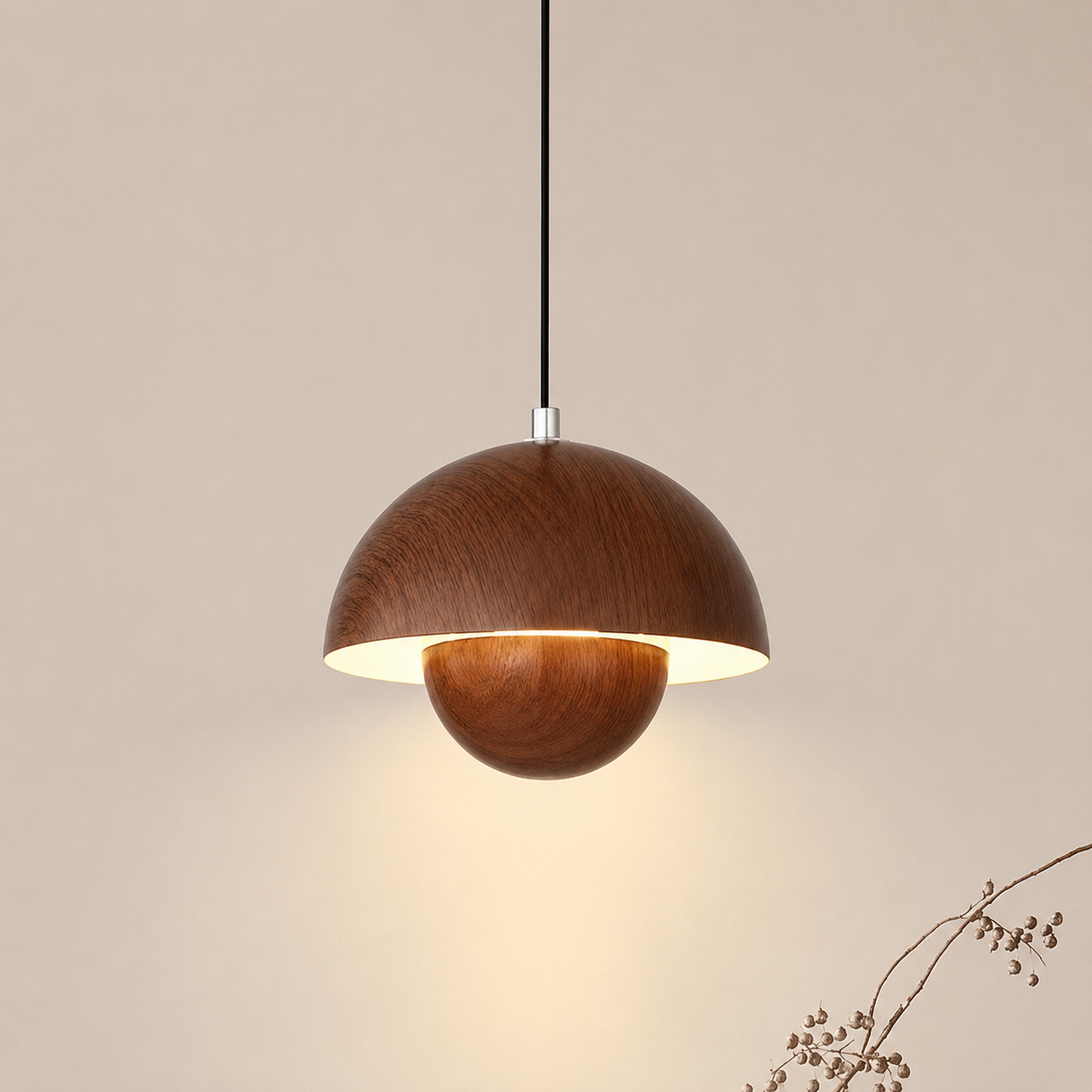 Mushroom-Bud-Pendant-Light