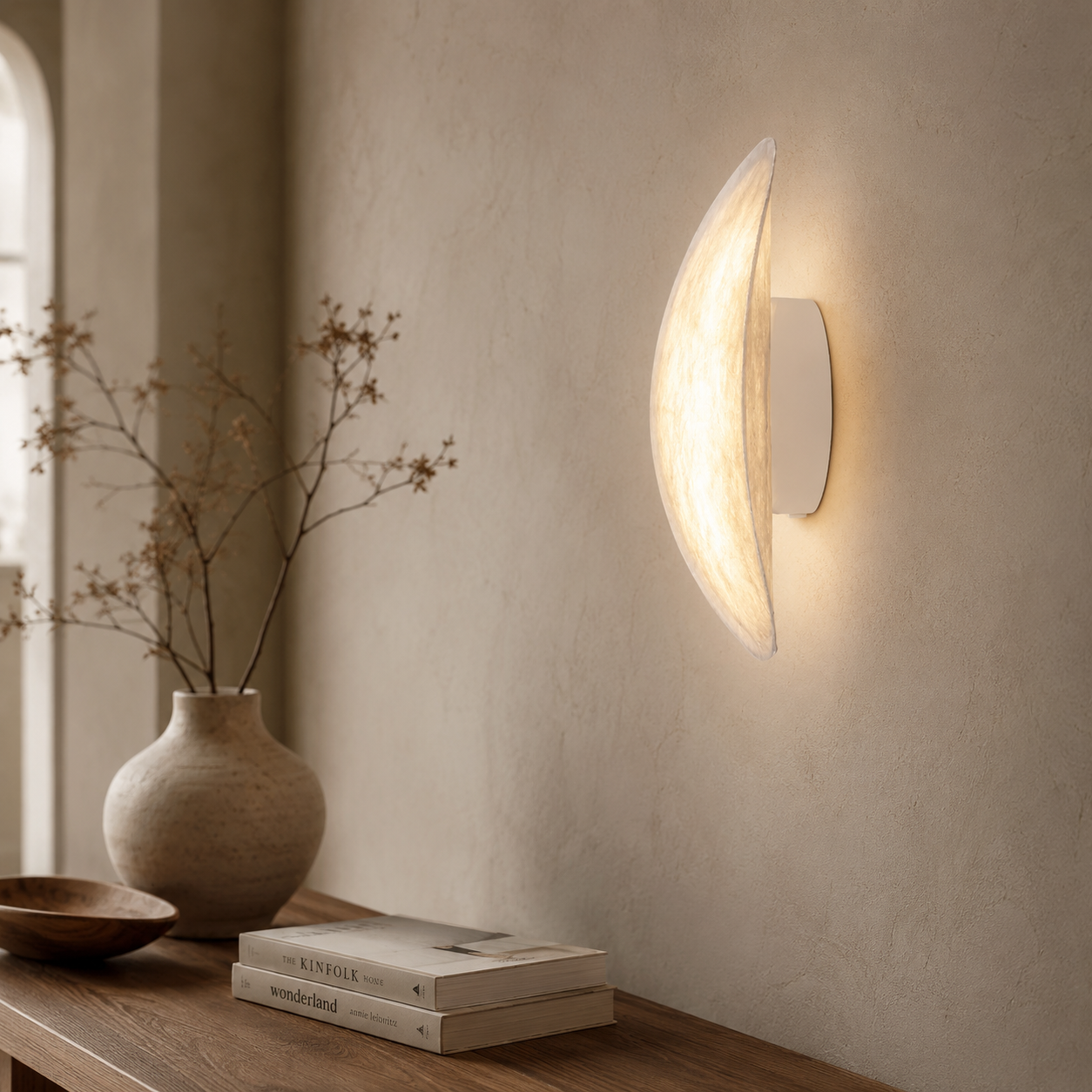 French Dupont Paper Wall Lamp