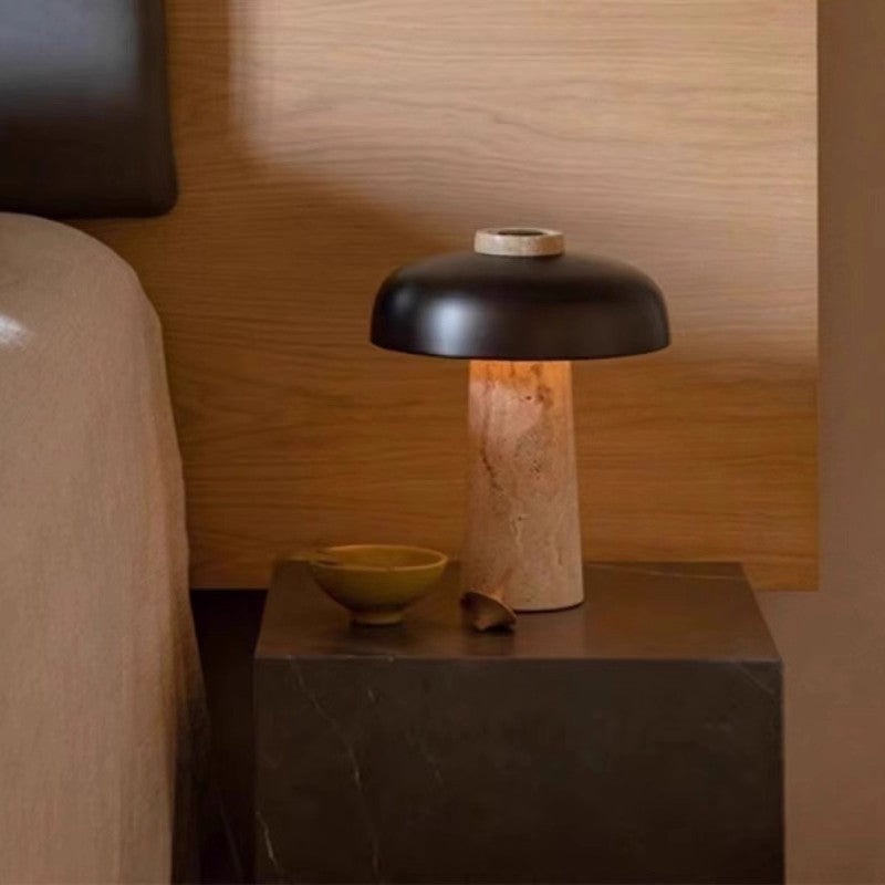 Rechargeable Dimmable Mushroom Table Lamp