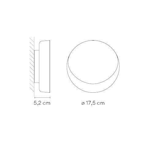Aurora Disc Wall Light